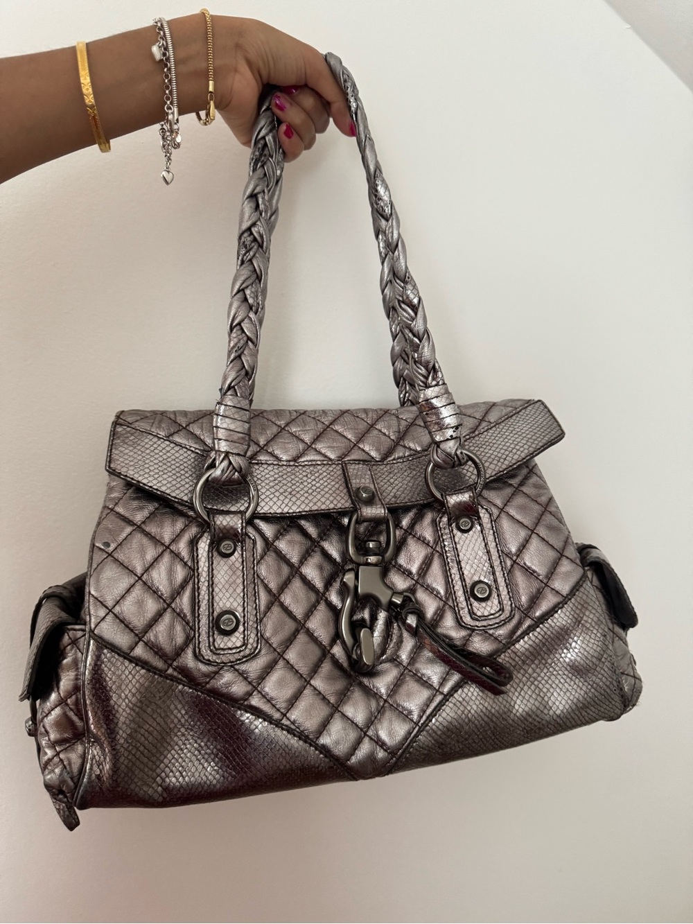 Shoulder Bag - Silver